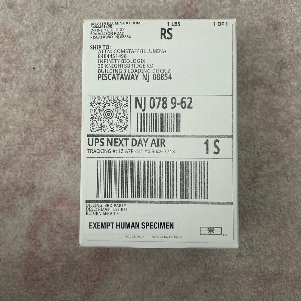 BNWT - Spectrum DNA Collection Kit - Picture 3 of 3